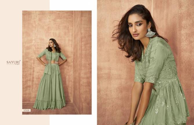 Sayuri Divini 9508 Series Festive Wear Wholesale Ready Made Suit Collection